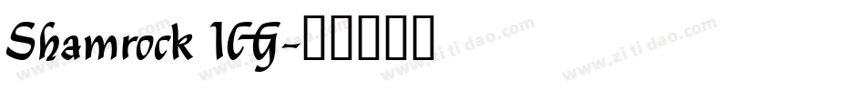 Shamrock ICG字体转换